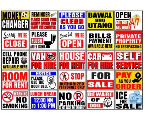 signage
